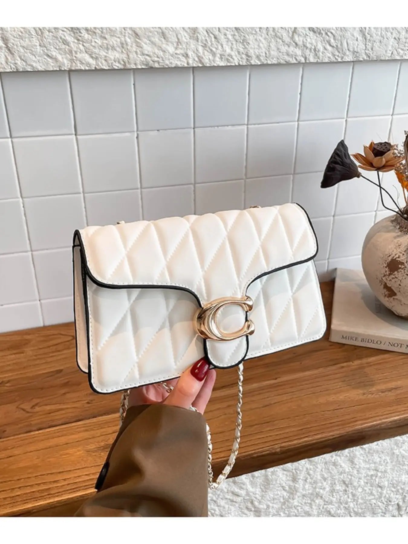 2026 Luxury Rhombus Design Clutch Bag - Lightweight Crossbody Shoulder Bag for Women, Trendy Underarm and Casual Purse